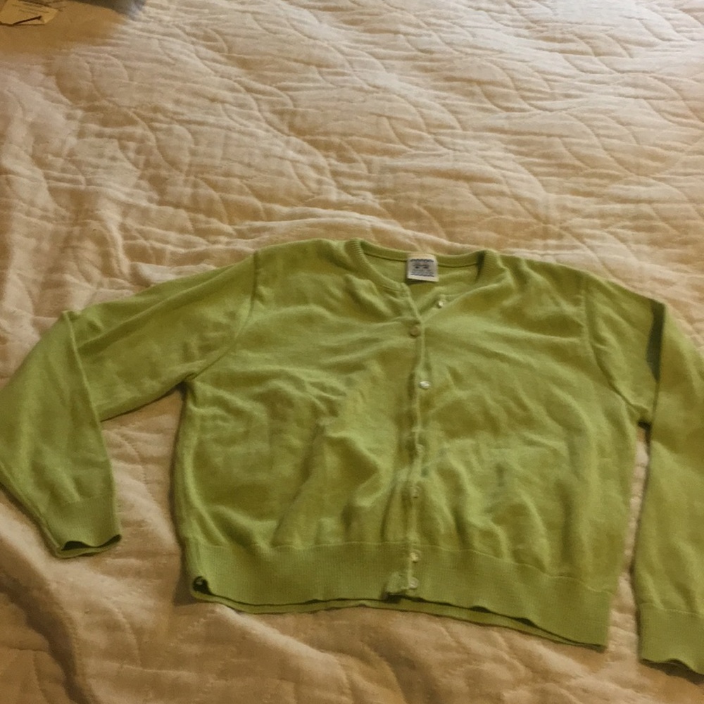 Kelly’s Kids green sweater sz 10